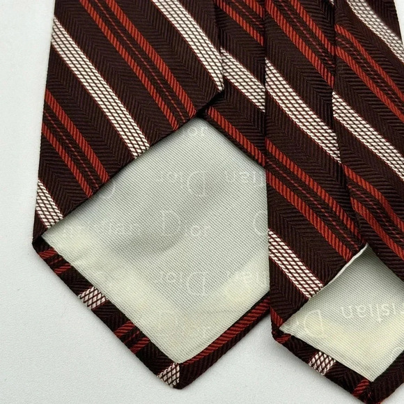 VTG Christian Dior Neck Tie Men 100% Silk - Picture 5 of 5